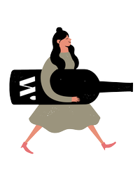 Wine House illustration Graphic