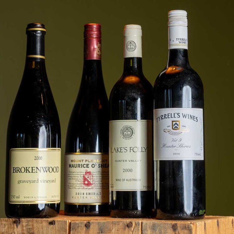 Hunter Icons wine bottle lineup, Wine House Hunter Valley